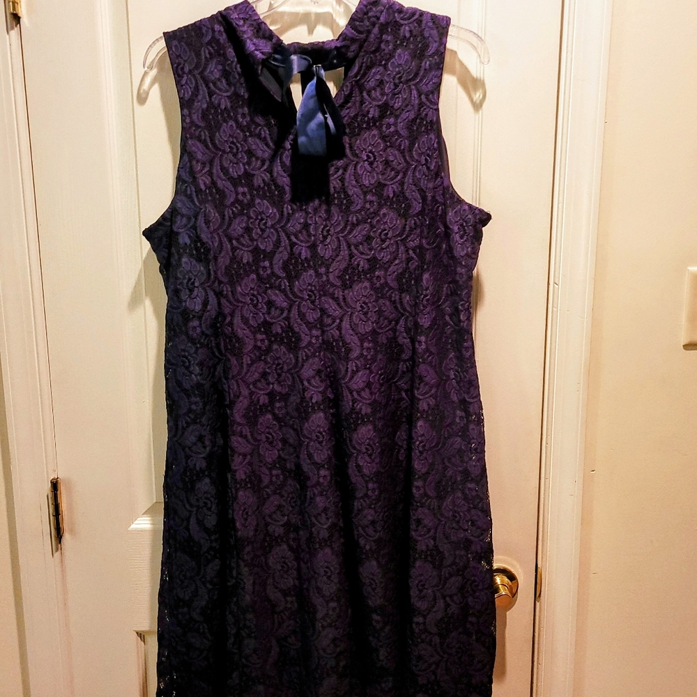 Lane Bryant Lace Dress  Blue. Size 22/24